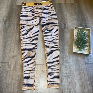 PSD Animal Print Leggings - gold Womens medium